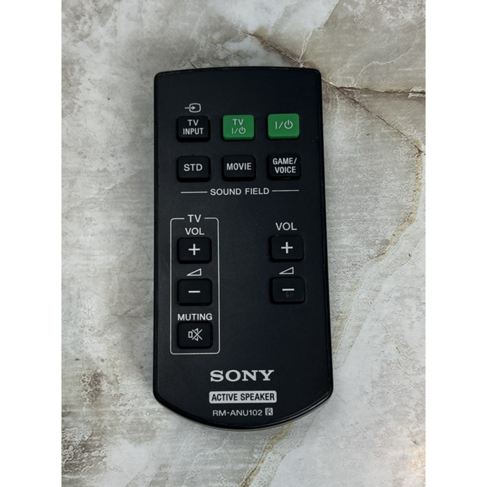 Sony Remote Control RM-ANU102 Sound Bar Active Speaker Tested Works